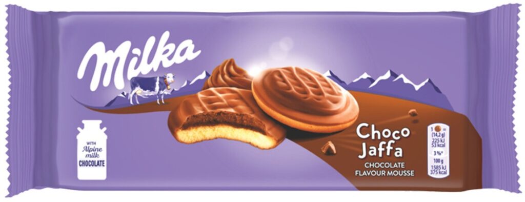 Milka export assortment choco jaffa chocolate