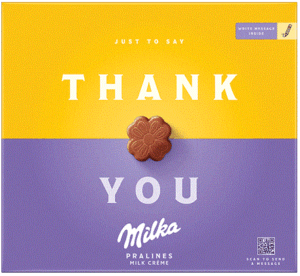 Milka export assortment- Chocolate bonbons Milka with milk cream