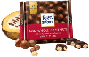 Ritter Sport wholesaler- Nut Selection- Dark Whole Hazelnuts 100 g