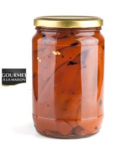 jar of roasted peppers