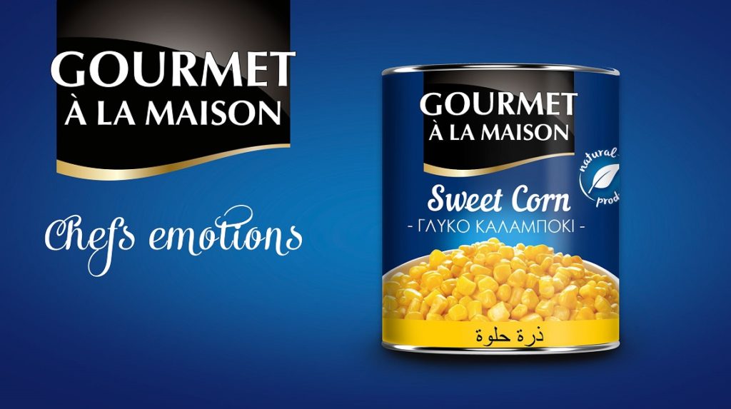 Canned sweet corn