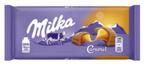Milka caramel chocolate