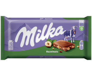 Milka hazelnuts