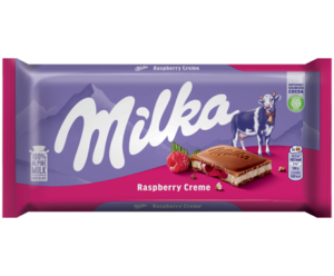 Milka raspberry creme