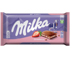 Milka strawberry