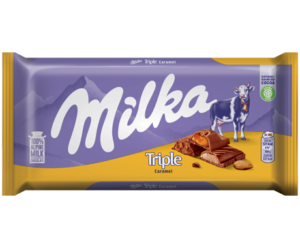 Milka triple caramel