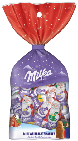 Milka Mini Figures Santa Claus 120gr