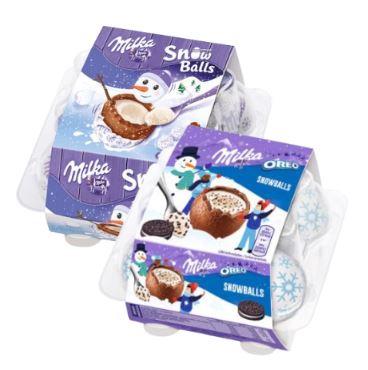 Milka chocolate wholesale- Snow balls Milka choco and Oreo
