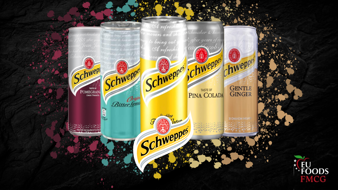 schweppes products 330 ml can logistics