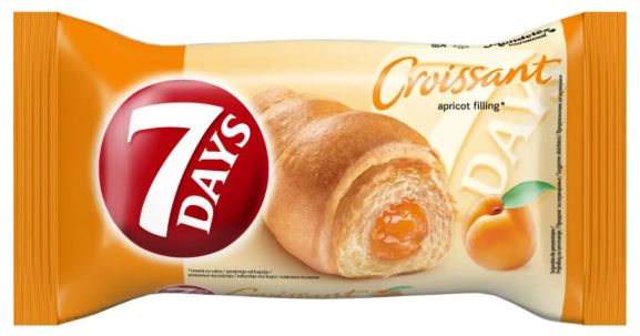 7 days croissant apricot 60 gr