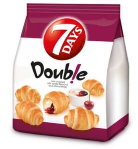 7 days croissants from Romania mini vanilla and cherry
